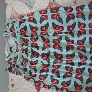 Tea collection girls butterfly print dress size 5